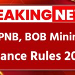 SBI, PNB, BOB Minimum Balance Rules 2026
